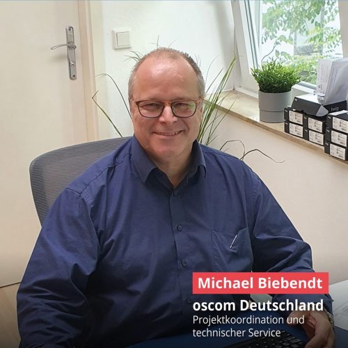 Das Team von oscom Deutschland – Michael Biebendt Das Team von oscom Deutschland – Michael Biebendt